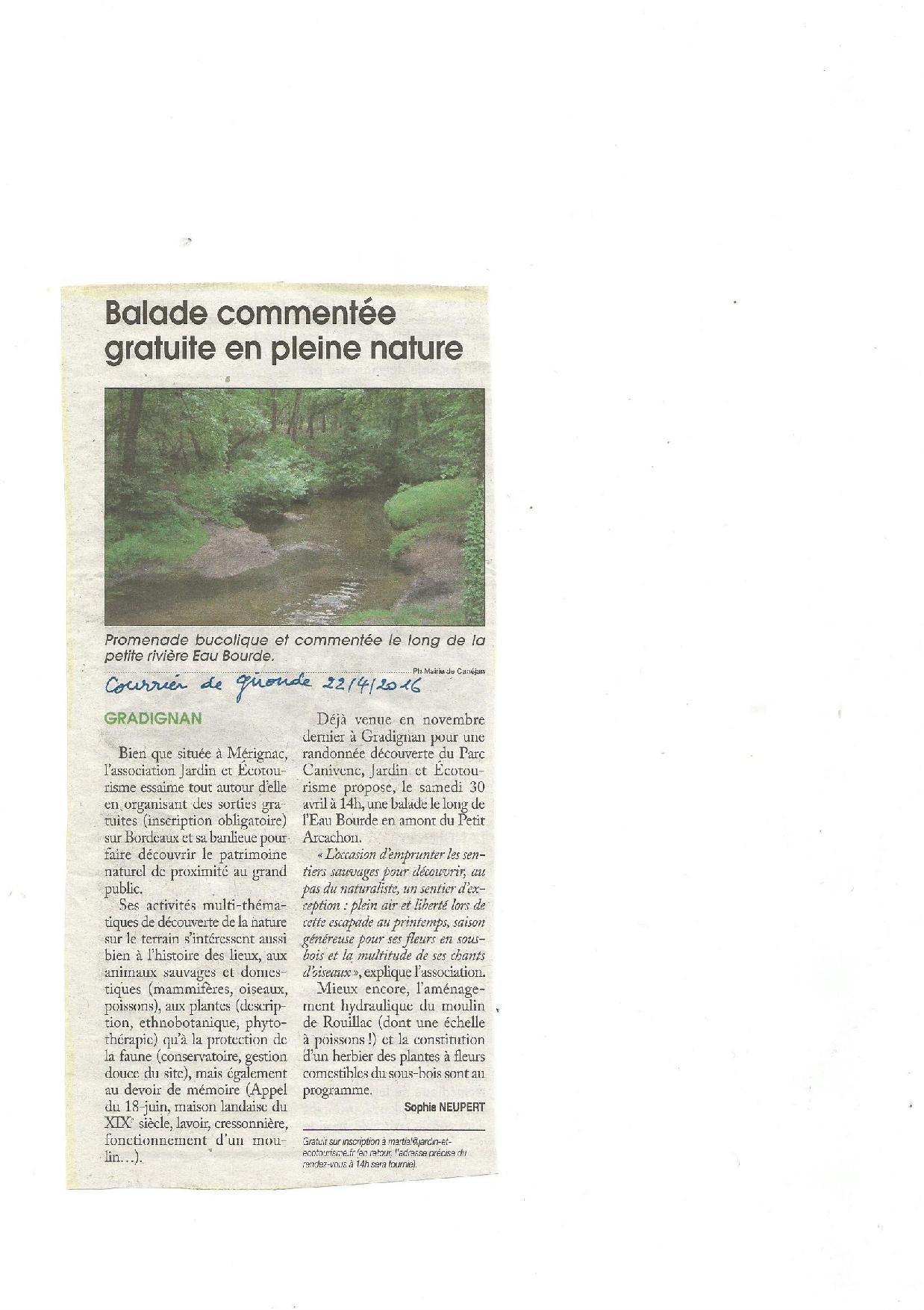 Sud-ouest 5 avril 2017